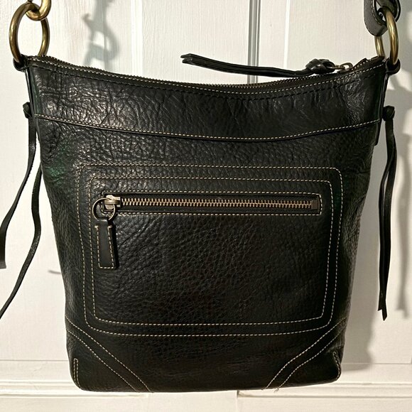 Coach Handbags - Vintage Coach Crossbody Pebble Leather Bag
